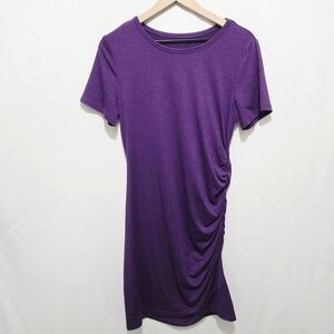 SHEIN Purple Midi Dress